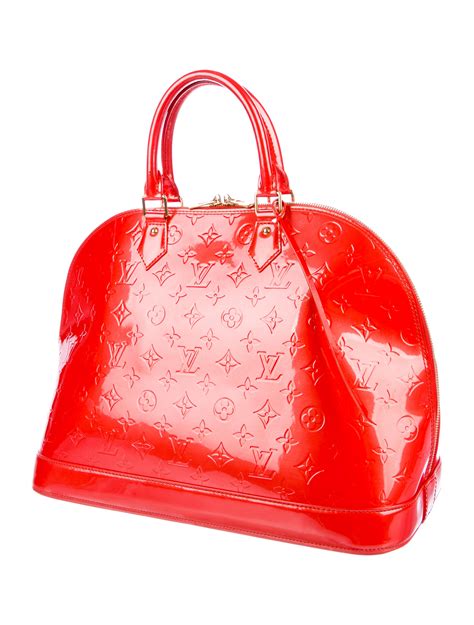 sac louis vuitton alma vernis prix|Sac à main Alma GM Vernis Louis Vuitton Rouge.